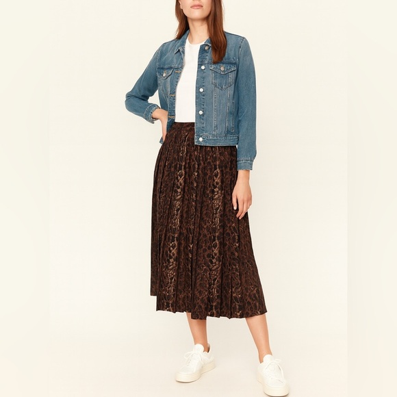 Moda Spiegel Leopard Print Maxi Skirt (999) - Picture 12 of 12